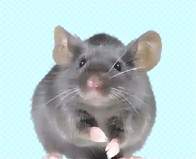 黑色可愛老鼠免摳png透明圖層素材.jpg